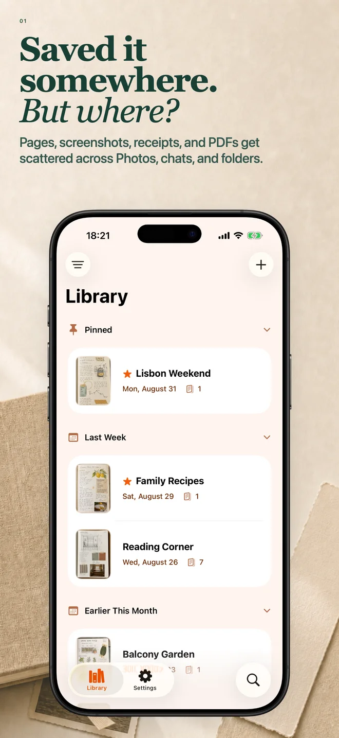 Journal Mate media organizer